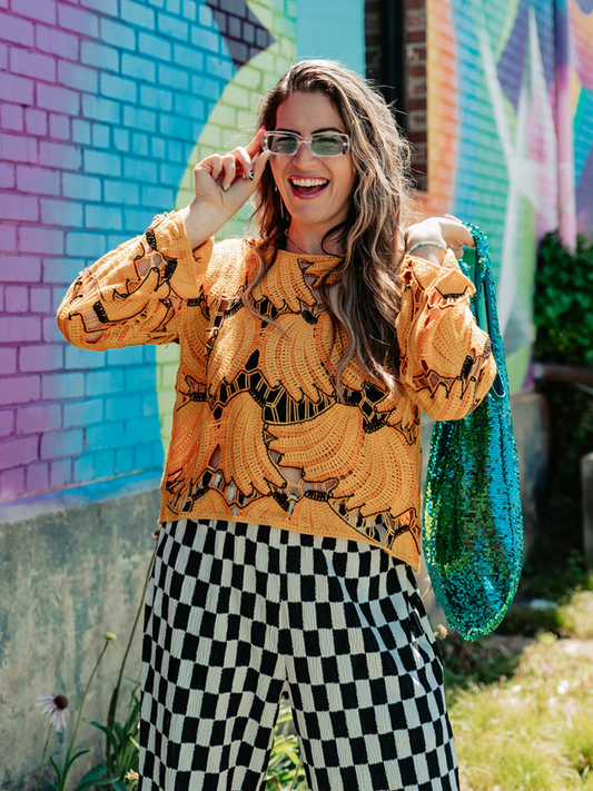 SO BANANAS CROCHET TOP