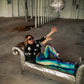 LOST IN SPACE METALLIC LEATHER PANTS