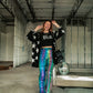 LOST IN SPACE METALLIC LEATHER PANTS