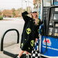 STAY WEIRD ALIEN SWEATER DRESS S-2X
