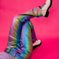 LOST IN SPACE METALLIC LEATHER PANTS