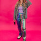LOST IN SPACE METALLIC LEATHER PANTS
