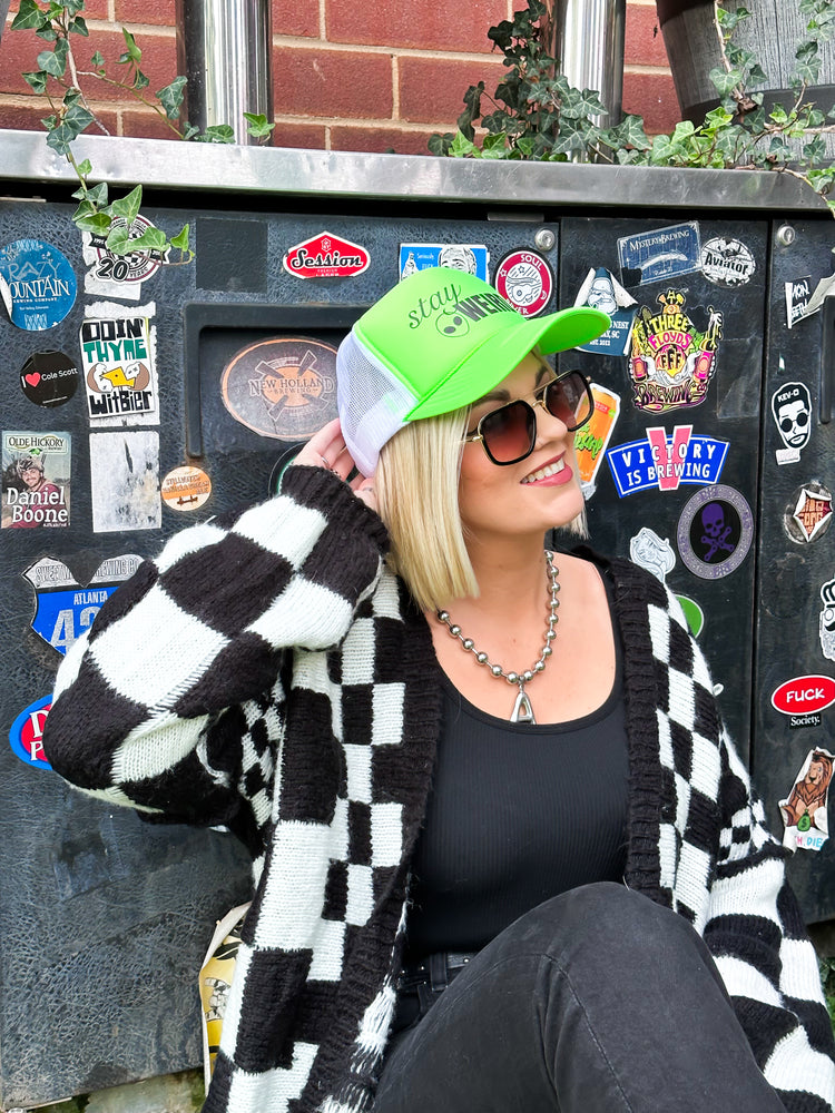 SHOP ALORA EDEN EXCLUSIVE: STAY WEIRD TRUCKER HAT