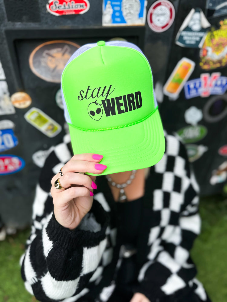 SHOP ALORA EDEN EXCLUSIVE: STAY WEIRD TRUCKER HAT