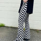 QUEEN OF COOL CHECKERED FLARE PANTS *S-XXXL!*
