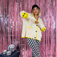 QUEEN OF COOL CHECKERED FLARE PANTS *S-XXXL!*