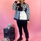 LATE NIGHT TALKING MIXED MEDIA JACKET S-3XL