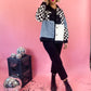 LATE NIGHT TALKING MIXED MEDIA JACKET S-3XL