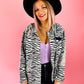 WILD ABOUT YOU ZEBRA DENIM JACKET